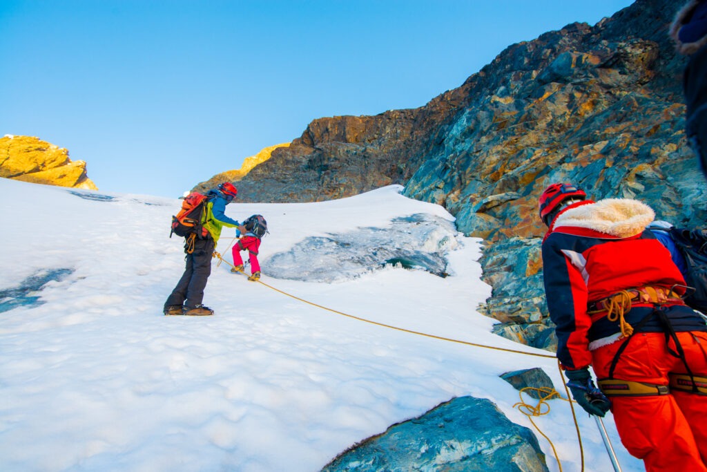 snow on rwenzori